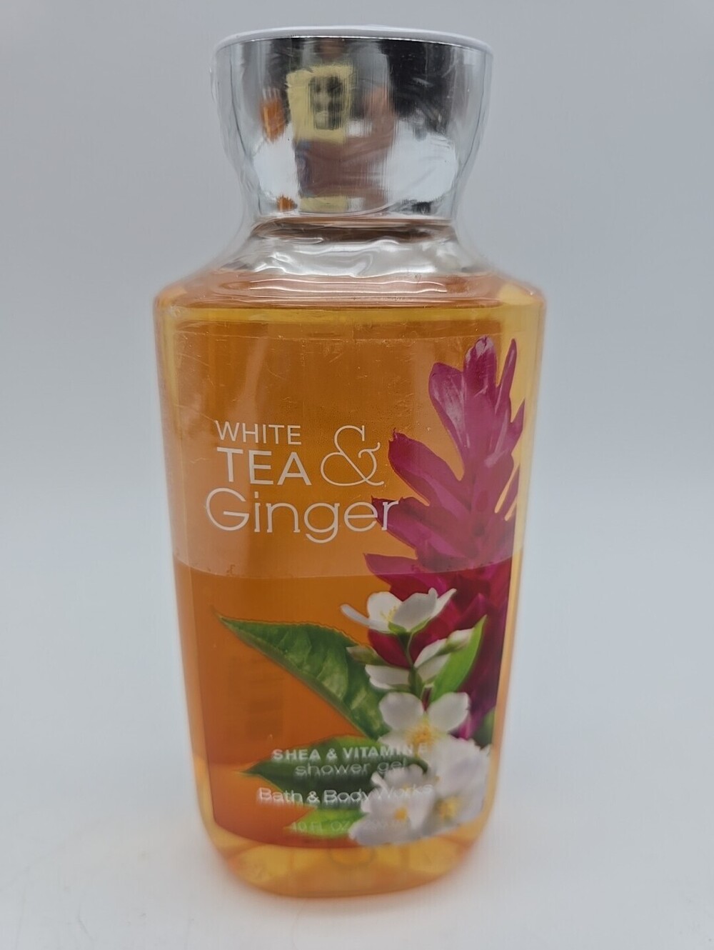 NEW SEALED BATH & BODY WORKS 10 oz Shower Gels, NEW SEALED- WHITE TEA & GINGER